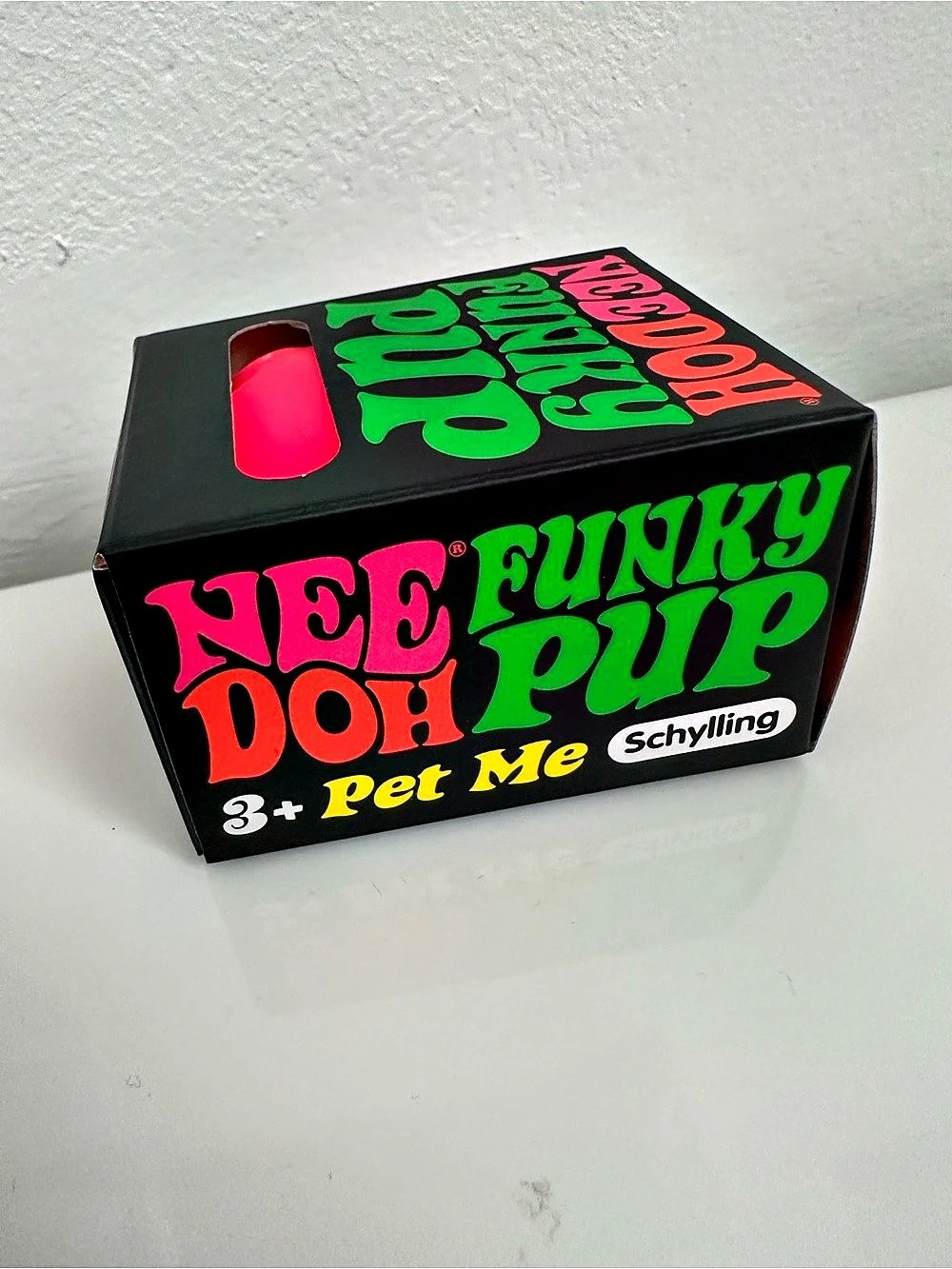 Schylling NeeDoh Funky Pup Pink Funky Pup Toy NWT